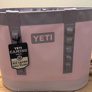 YETI Camino 50 Carryall in Pink and Gray